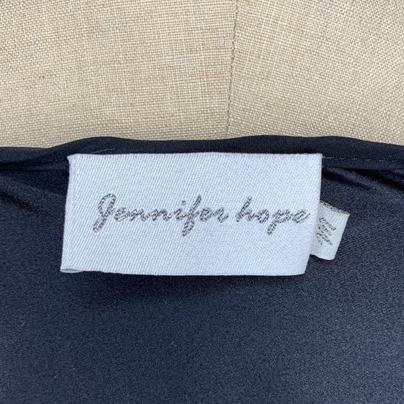 Jennifer Hope Black silk top - Picture 13 of 15